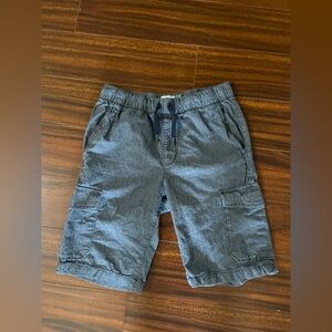 Old Navy boys XL 14/16 chambray cargo shorts, blue